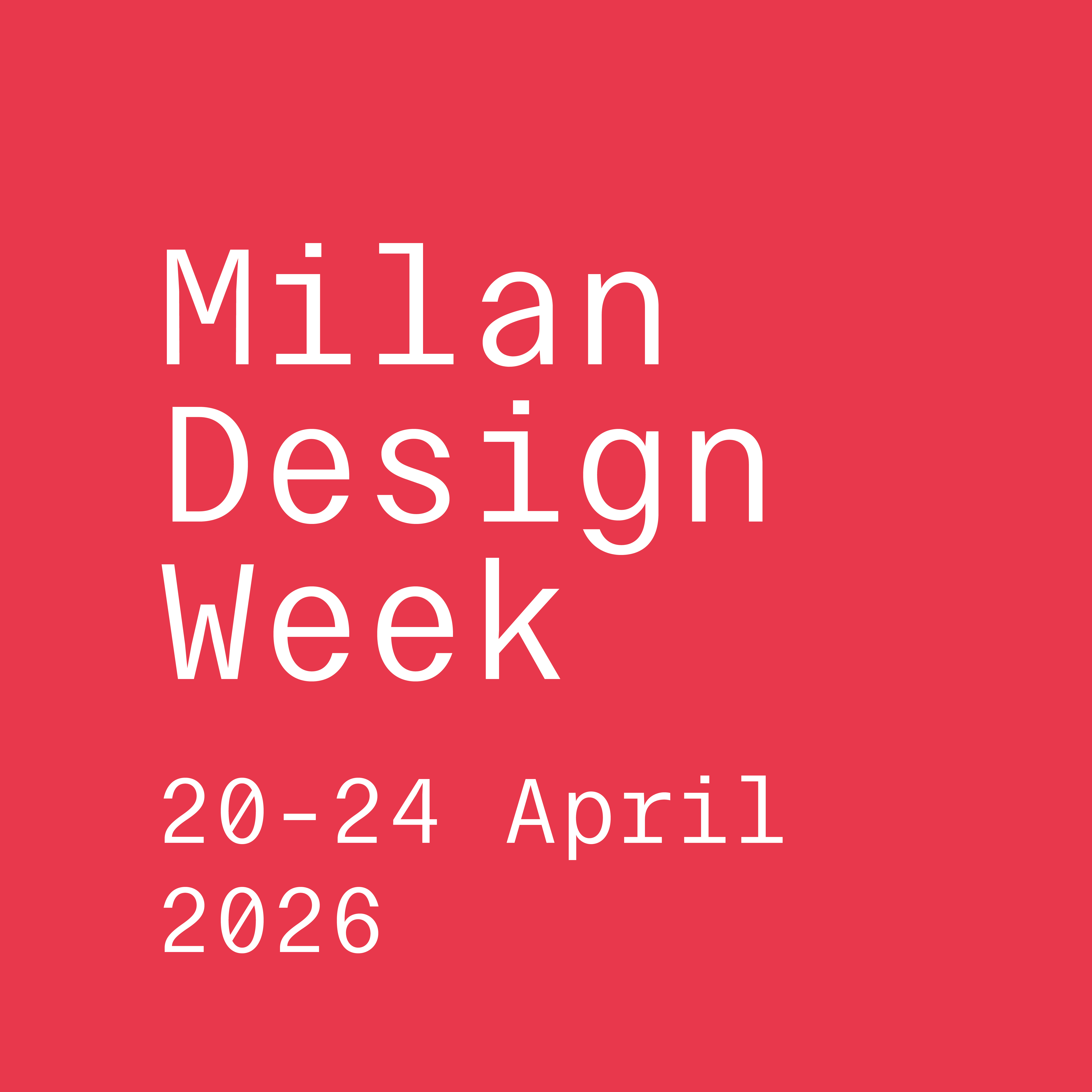 Milan Design Week